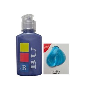رنگ مو فانتزی ژله ای آبی آسمانی بیو B30 حجم 100 میل