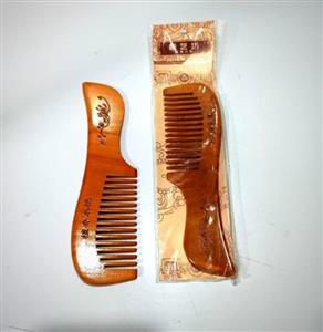 شانه چوبی سنتی (دندانه درشت دسته دار)