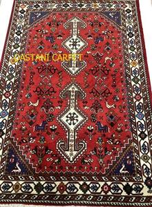 فرش دستبافت قشقایی إیران (زرع ونیم طرح قشقایی)