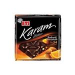 شکلات Eti Karam تلخ 54% پرتقال و بادام