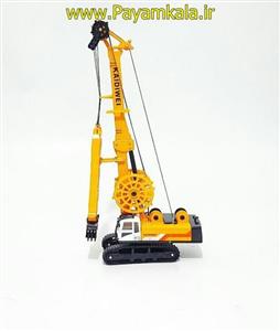 ماکت فلزی ماشین حفرچاه قرقره ای (TRENCHING MACHINE BY KDW)(1:64) زرد