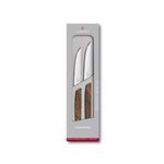 چاقوی کلاسیک دسته چوبی (دو عددی) آشپزخانه ویکتورینوکس Victorinox Swiss Modern 2 Piece Steak Knife Set 6.9000.12g 