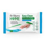 دستمال مرطوب پاک کننده چربی وسطوح MR.WIPES EASY CLEANفارماسی40 عددی با رایحه اقیانوس