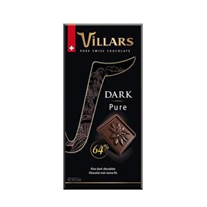 شکلات ViLLARS تلخ 64%