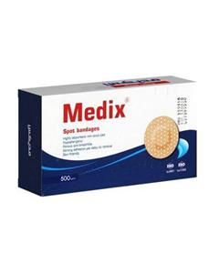 چسب تزریق مدیکس medix چسب خونگیری گرد مدیکس بسته 500 عددی