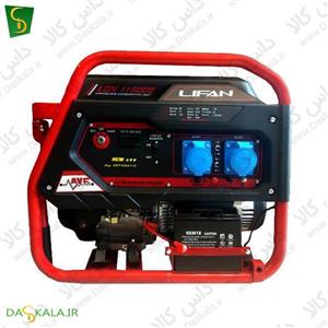 موتور ژنراتور بنزینی 8.5 کیلو وات لیفان استارتی چرخ دار مدل LGX11500E 