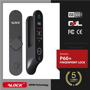 قفل اثر انگشتی دیجیتال ALOCK مدل 2023 P60  Black