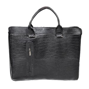 کیف اداری چرمی لزار مدل دو دسته زیپی SB0245