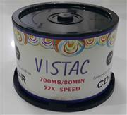 باکس سی دی خام 50 عددی ویستک –  Vistac 700MB CD-R