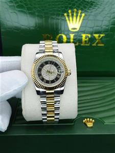 ساعت زنانه رولکس نگین دار دیت جاست کیفیت عالی رنگ ثابت موتور ژاپن  کد 1917561
