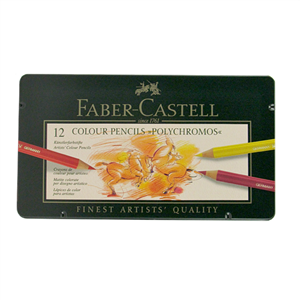 مداد رنگی 12 رنگ فابرکاستل مدل پلی کروموس
