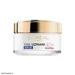 کرم شب ضد چروک و بازسازی کننده لورآل | Loreal بالای 40 سال سری Yas Uzmani حجم 50 میل