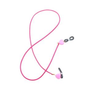 بند عینک بچگانه چرمی رنگ سرخابی