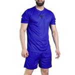 ست تیشرت و شلوارک ورزشی مردانه آندر آرمور مدل DS-Rock-2B2026 آبی