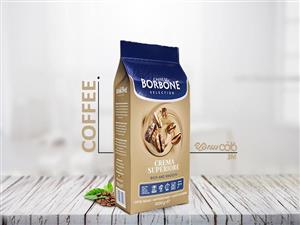 دانه قهوه بوربن کرما سوپریور - یک کیلوگرمی