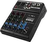 میکسر 4 کانال صدا و کنسول استودیو  4CHANNEL LIVE MIXER F-4A