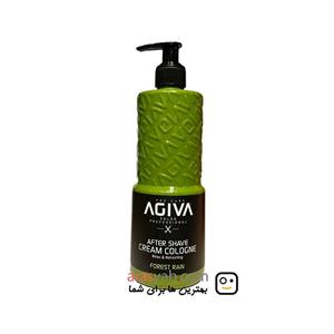 افتر شیو مردانه آگیوا Agiva سری forest rain طراوت بخش پوست حجم 400 گرم