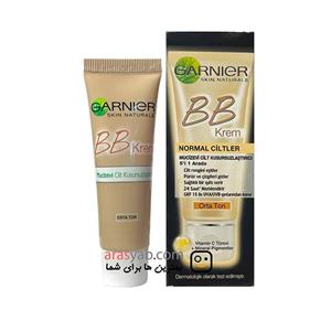 ب ب کرم گارنیر 5in1 رنگ متوسط برای پوست نرمال حجم 18 میل 