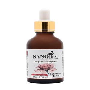 تونیک ضد ریزش و تقویتی موی سر بانوان 50 میلی لیتر نانوهیل NANOHeal