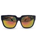 عینک آفتابی اسپرت مشکی جیوه ای مربعی برند چنل یووی ۴۰۰
