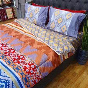 طرح گلیم Kilim - کاور لحاف تک یکنفره رزین تاژ برند ملرز