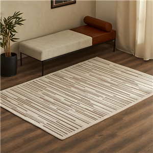 فرش کاشمیر Iskandinav Greta ابعاد 80x150 بژ کد 734