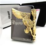 فندک زیپو اصل Zippo 11258 Gold Pegasus