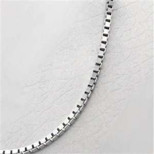 زنجیر نقره طرح ونیزی ضخیم طرح مروارید عیار ۹۲۵ مخصوص گردنبند (55 سانتی متری)