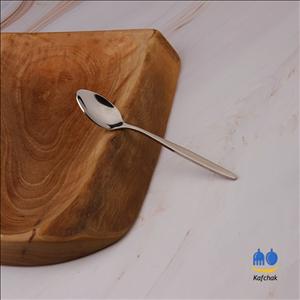 قاشق چای خوری لوکا – مدل ماینز – استیل مات و براق