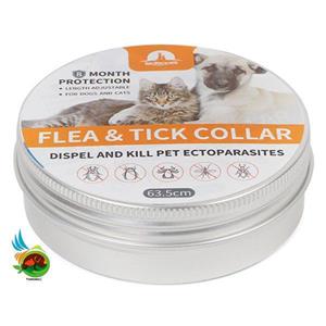 قلاده ضد کک و کنه تائوتائو مخصوص سگ و گربه Taotao flea and tick collar طول ۶۳.۵ سانتی متر