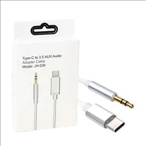 کابل AUX تایپ سی تبدیل تایپ سی به جک 3.5 ا JH 030 AUX CABLE FOR TYPE-C