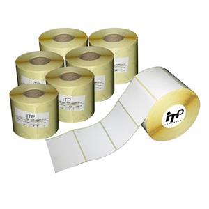 برچسب پرینتر لیبل زن آی تی پی مدل 1/ITP5080 کاغذی سفید 6 رول 1000 عددی