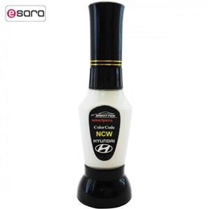 قلم خشگیر بدنه خودرو اسمارت پن رنگ سفید هیوندایی کد NCW حجم 15 میلی لیتر