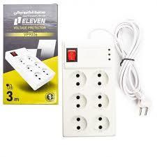 محافظ برق شش خانه 3 متری مدل X8600-3m