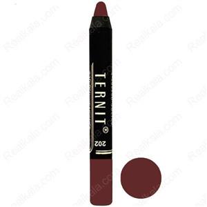 رژ لب مدادی ترنیت شماره 202 ا Ternit Waterproof Lipstick 