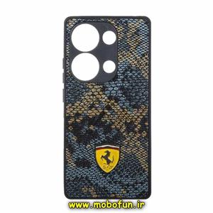 قاب گوشی Redmi Note 13 Pro 4G - Poco M6 Pro 4G شیائومی چرمی پوست ماری محافظ لنزدار کد 16