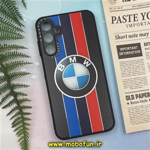 قاب گوشی Galaxy A25 سامسونگ پشت گلس آینه ای اورجینال CASETIFY محافظ لنزدار طرح BMW کد 71