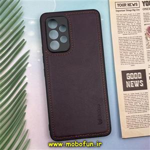قاب گوشی Galaxy A53 سامسونگ اورجینال برند DADOO دادوو 2025 طرح دوخت HARD چرمی بنفش کد 910