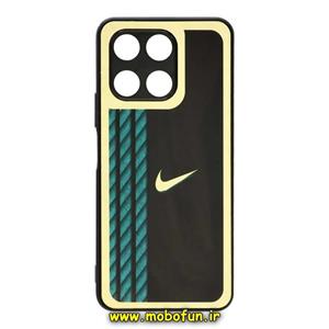 قاب گوشی Honor X6A آنر پشت گلس سرامیکی طلاکوب محافظ لنزدار طرح نایکی NIKE کد 22