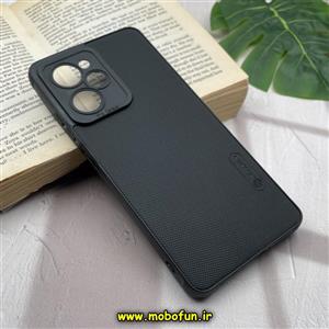 قاب گوشی Poco X5 Pro شیائومی طرح سیلیکون ژله ای هاشور نیلکین Nillkin مشکی کد 355