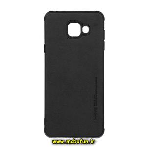 قاب گوشی Galaxy A7 2016 - A710 سامسونگ طرح ژله ای چرمی ساده ایکس لول X-Level مشکی کد 138