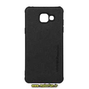 قاب گوشی Galaxy A5 2016 - A510 سامسونگ طرح ژله ای چرمی ساده ایکس لول X-Level مشکی کد 102