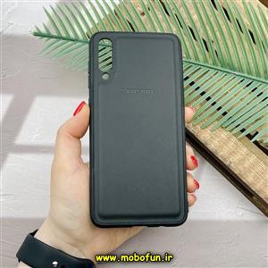 قاب گوشی Galaxy A30S - Galaxy A50 - Galaxy A50S سامسونگ اورجینال چرمی Leather Case لدر کیس Q Series مشکی کد 1190