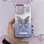 قاب گوشی iPhone 14 Pro Max آیفون الکتروپلیتینگ اورجینال CREATIVE CASE پروانه ای Butterfly کد 313
