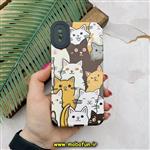 قاب گوشی iPhone X - iPhone XS آیفون طرح کبریتی چرمی اورجینال Unique Case محافظ لنزدار کپسولی گربه کیوت کد 633