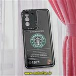 قاب گوشی Galaxy S21 FE سامسونگ فانتزی ژله ای اورجینال CASE CASE طرح استارباکس STARBUCKS محافظ لنز دار کد 836