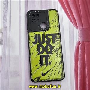 قاب گوشی Redmi 10C - Redmi 10 Power - Poco C40 شیائومی فانتزی ژله ای اورجینال CASE CASE طرح نایکی JUST DO IT محافظ لنز دار کد 309