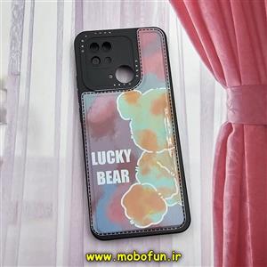 قاب گوشی Redmi 10C - Redmi 10 Power - Poco C40 شیائومی فانتزی ژله ای اورجینال CASE CASE طرح LUCKY BEAR محافظ لنز دار کد 306
