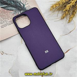 قاب گوشی Xiaomi Mi 11 Lite 4G - Mi 11 Lite 5G - Mi 11 Lite Ne شیائومی اورجینال چرمی Ultra Case اولترا کیس Q Series بنفش کد 579