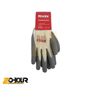 دستکش ایمنی رونیکس مدل RH-9001 Ronix RH-9001 Latex Gloves Safety Equipment